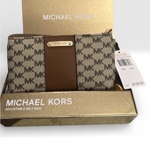 Michael Kors Unisex Adjustable Belt Bag/Crossbody Bag